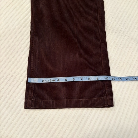Hollister Ultra High-Rise Baggy Cargo Pants Dark Brown Corduroy Size 30 - Picture 11 of 11
